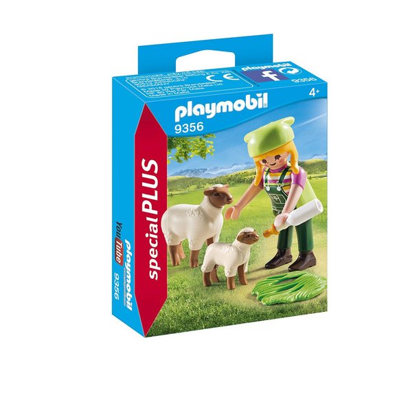 Fermière avec moutons Playmobil Special Plus 9356