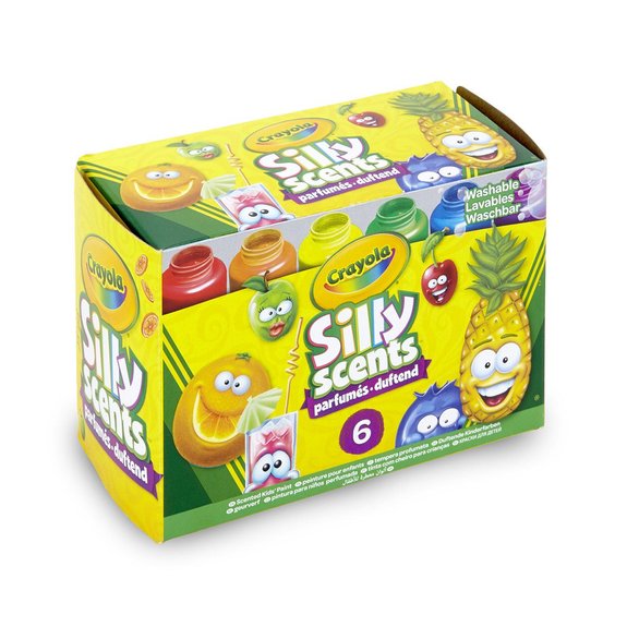 Crayola - Silly Scent : 6 pots de peintures parfumées