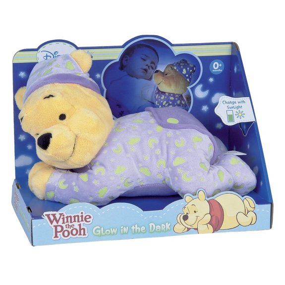 winnie bascule peluche