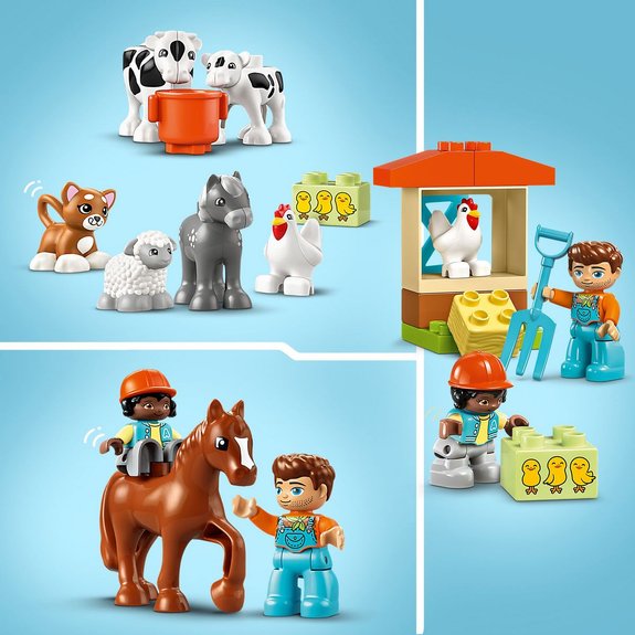 Prendre soins des animaux de la ferme Lego Duplo 10416