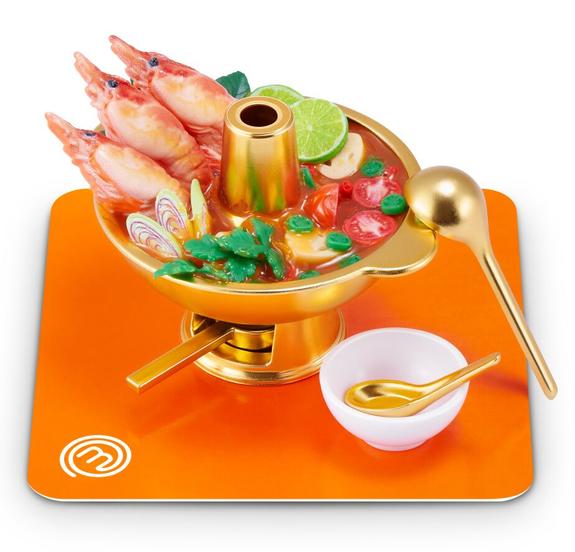 Mini Brands Create MasterChef Série 2 – 2 Packs ZURU – Mini Plats Réels, Outil UV LED, Carte Recette – Dès 8 Ans