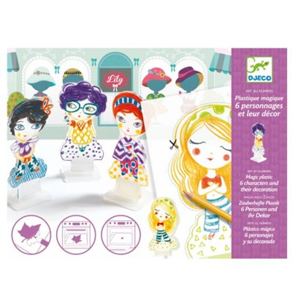 Création en plastique magique : Chez Lily