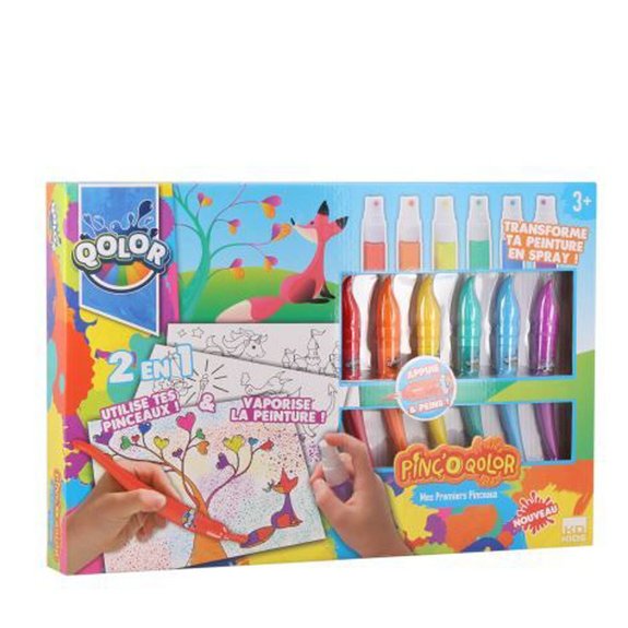 Coffret stylo et spray peinture Pinc o Qolor