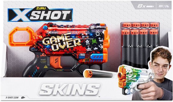 Zuru Blaster X shot Skins menace