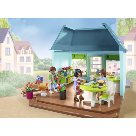 Boutique de fleuriste et salon de thé PLAYMOBIL MY LIFE 71807