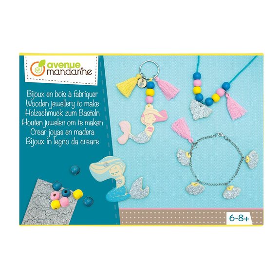 Boîte créative : Bijoux en bois