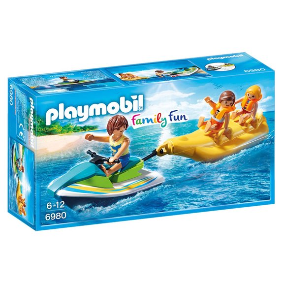Vacanciers avec jet-ski et banane Playmobil Family Fun 6980