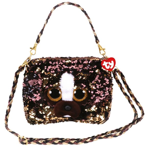 Sac à bandoulière sequins Brutus le chien