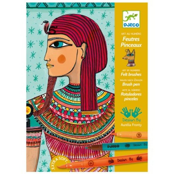 Feutres Pinceau : Art au numéro : Art Egyptien