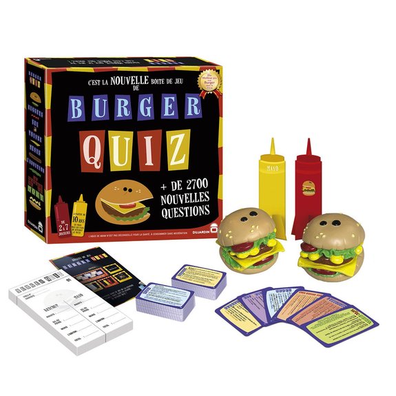 Burger Quiz - Lansay - Ludessimo - jeux de société - jeux et