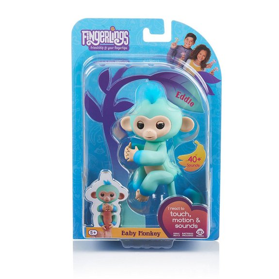 Fingerlings bicolor singe interactif edd