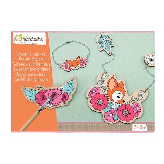 Boîte créative Bijoux à peindre