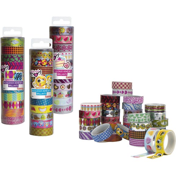 Tube de tapefitti brillants