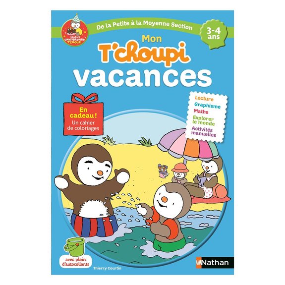 Cahier de vacances petite Section T'choupi