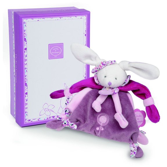 Attache-tétine velcro : Cerise le Lapin