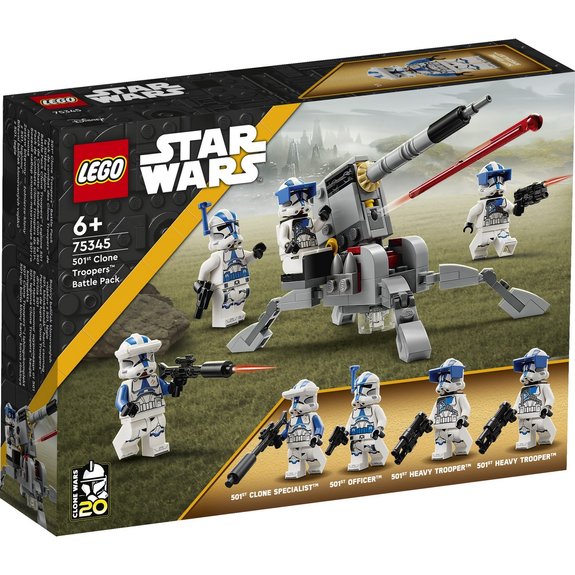 LEGO Pack de combat Clone Troopers 501ème légion Star Wars 75345