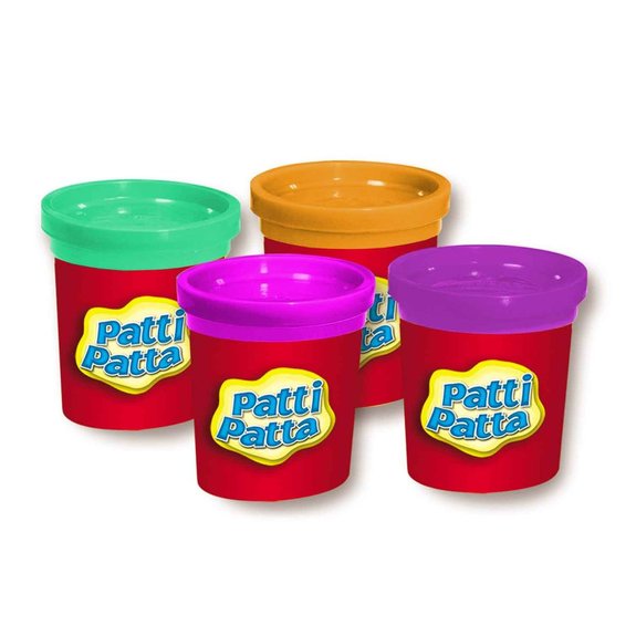 4 pots de pâte à modeler Patti Patta