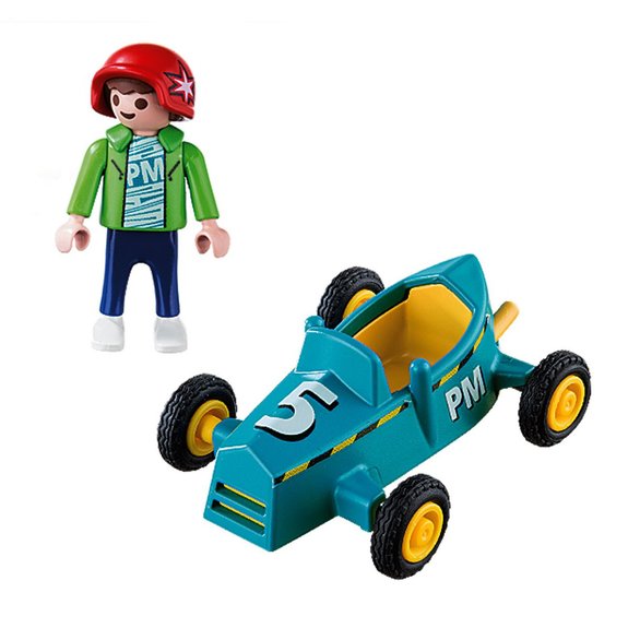 Playmobil enfant avec kart clearance