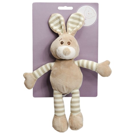 Doudou lapin beige