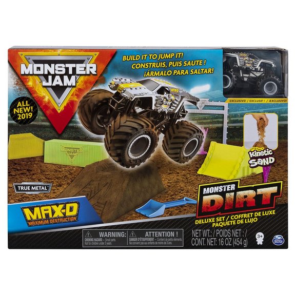 Monster Jam - Monster Dirt deluxe set - échelle 1:64