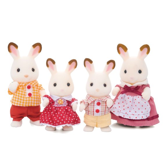 Famille Lapin chocolat - Sylvanian Families 3125