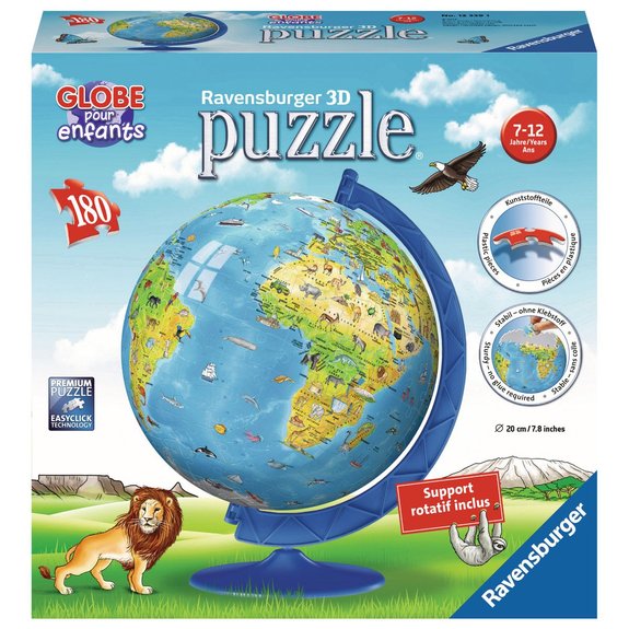 Puzzle 3D Globe 180 pièces