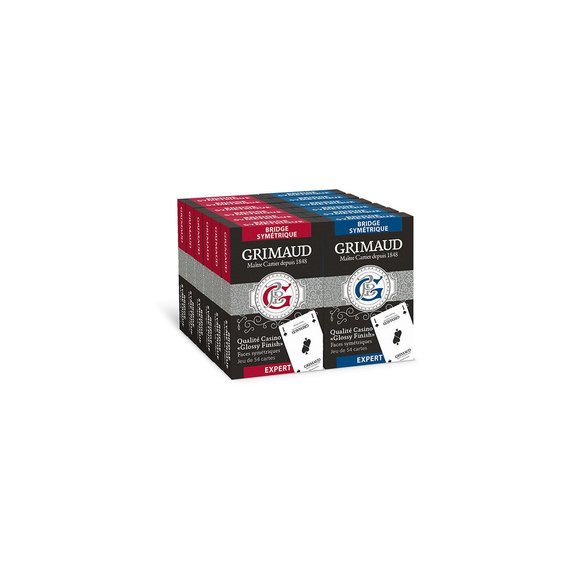 Grimaud expert bridge 54 cartes étui