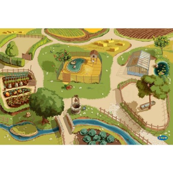 Tapis de jeu la ferme