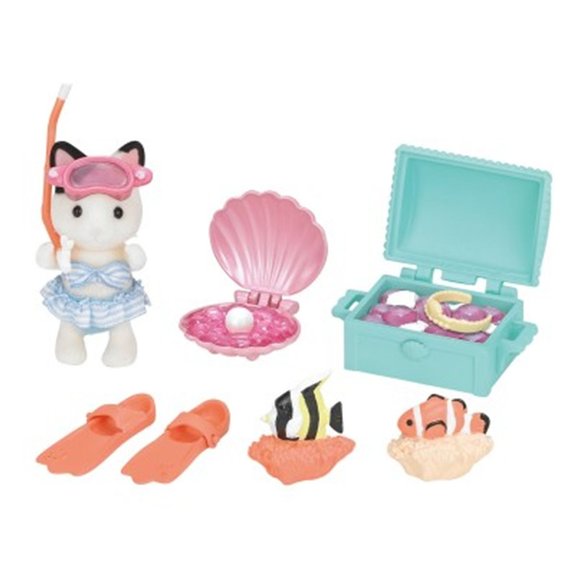 Set de chasse au trésor aquatique et figurine