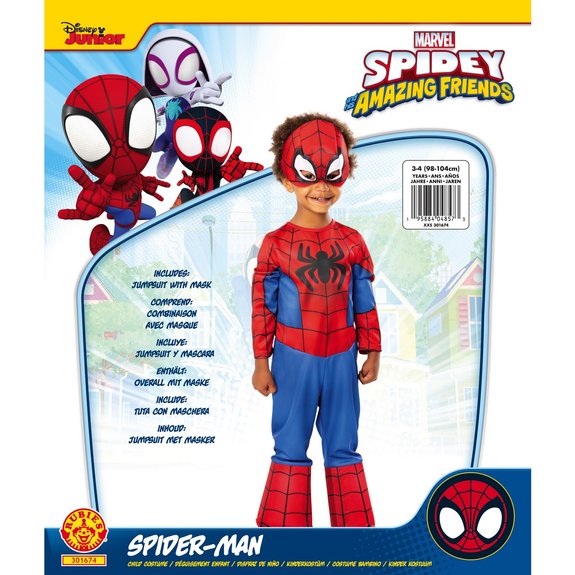 Déguisement Spidey 3-4 ans