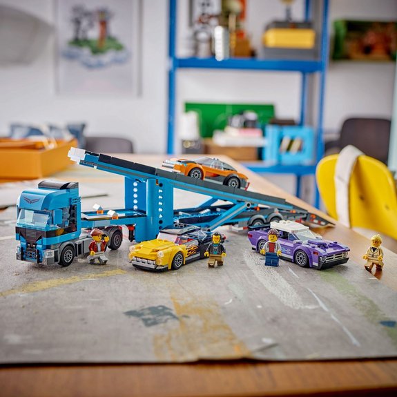 Le camion de transport de voitures de sport LEGO City 60408