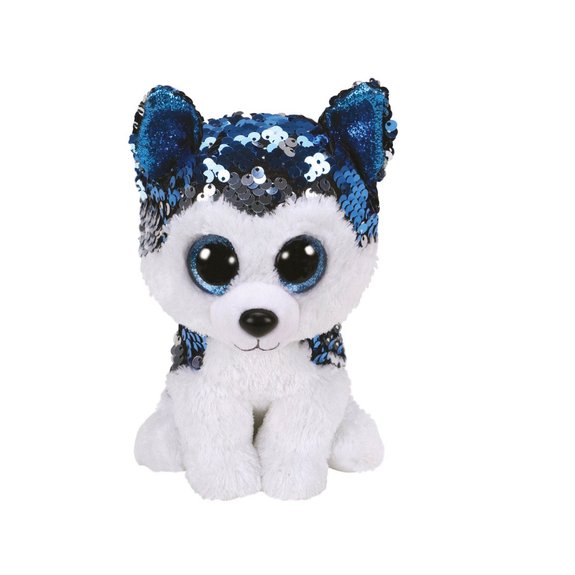 Flippables Small - Peluche sequins Slush le chien 15 cm