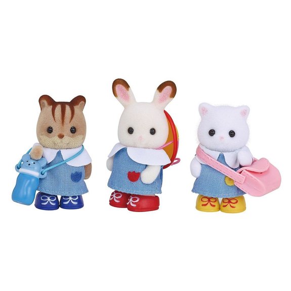 Sylvanian Family 5262 : Figurines : Les 3 amies de la crèche