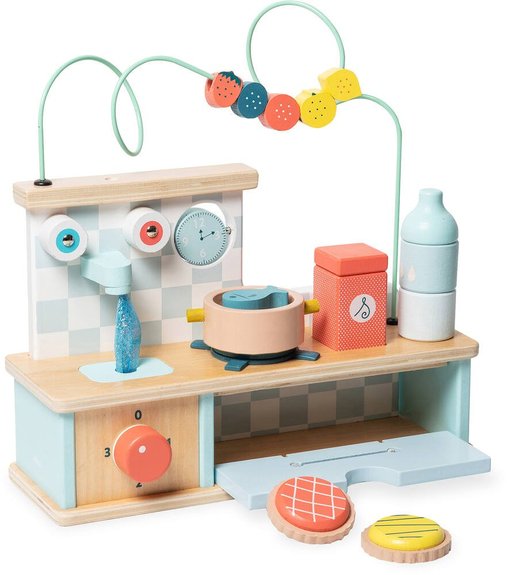 Cuisine D'éveil Multi Activités En Bois Vilac