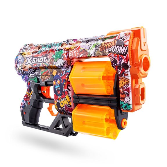 X SHOT - Insanity Blaster Rage Fire Motorisé et 72 Fléchettes