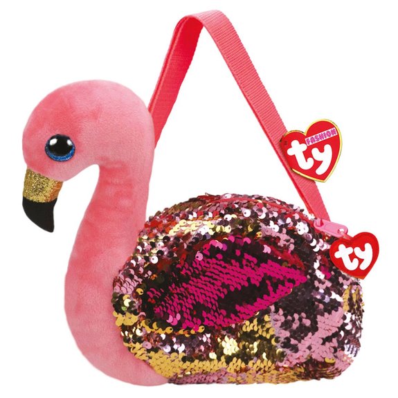 Sac à bandoulière sequins Gilda le flamant