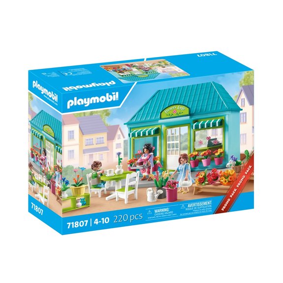 Playmobil Boutique de fleuriste et salon thé PLAYMOBIL MY LIFE 71807