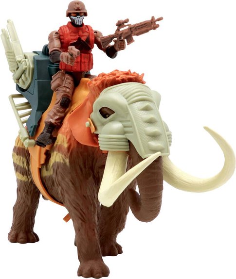 Coffret Commando De Dinosaures - Mammouth Majestueux Avec Accessoires