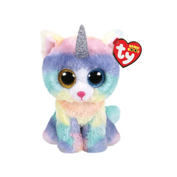 Beanie boo's - Heather le chat licorne 15cm