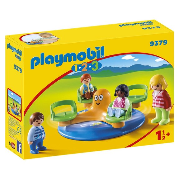 Enfants et manège Playmobil 1.2.3 9379