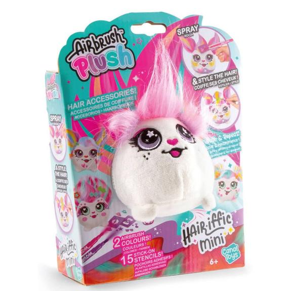 Peluche à colorier Hairiffic mini - Air Brush plush