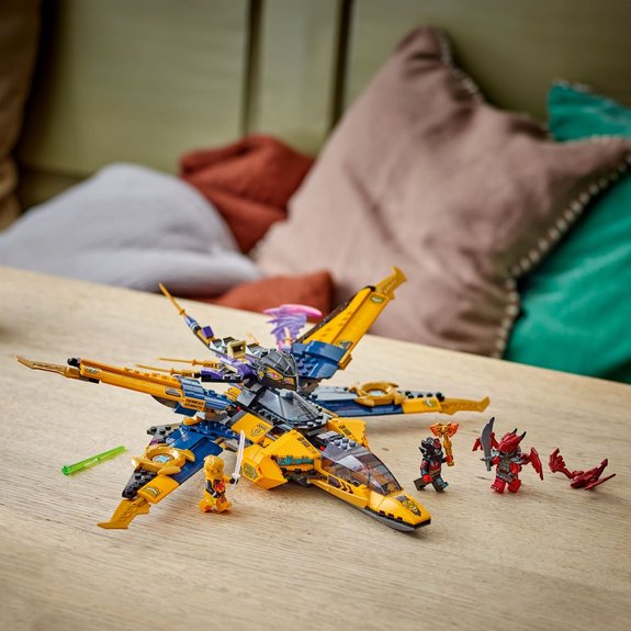 Le super avion tempête de Ras et Arin LEGO NINJAGO 71833