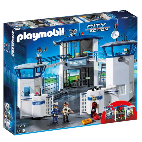 Commissariat de police avec prison Playmobil City Action 6919
