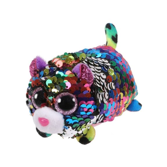 Teeny ty sequins - Peluche Dotty le léopard 8 cm