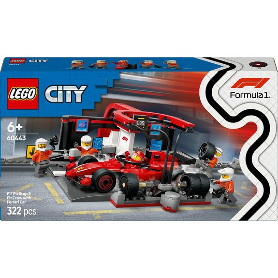 Pit Stop avec Ferrari Formule 1 LEGO City 60443