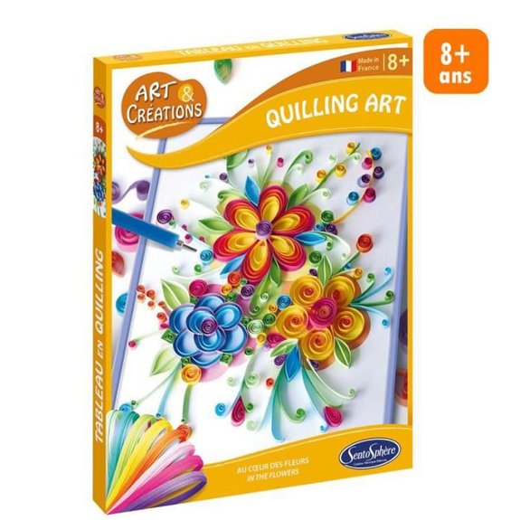Art et créations : Quilling au coeur des fleurs