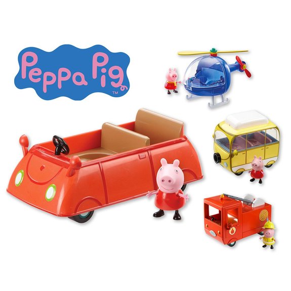 Véhicule et figurine Peppa Pig