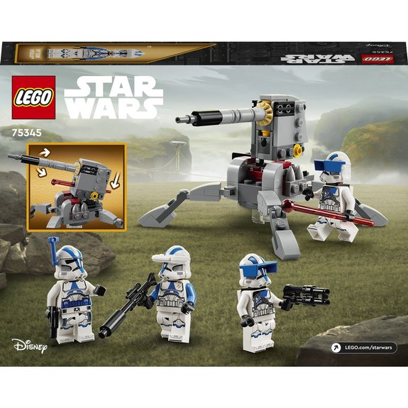 Pack de combat Clone Troopers 501ème légion LEGO Star Wars 75345