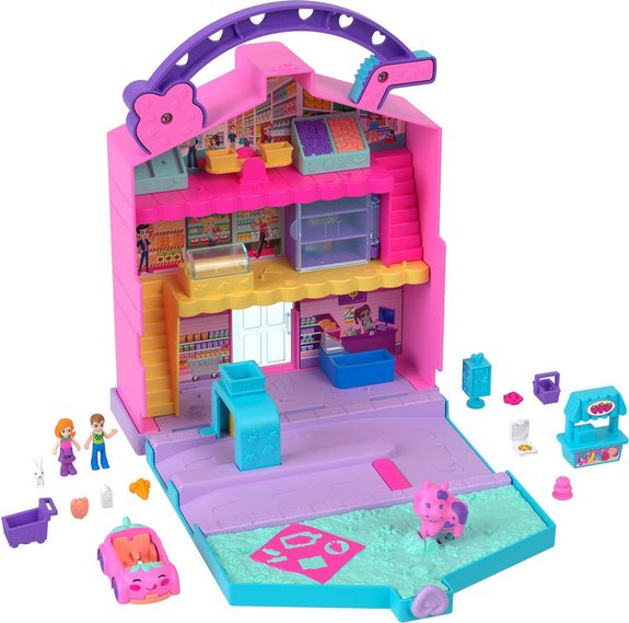 Mattel Coffret Polly Pocket : Le Marché De Pollyv