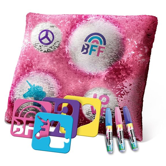 Magic coussin sequins